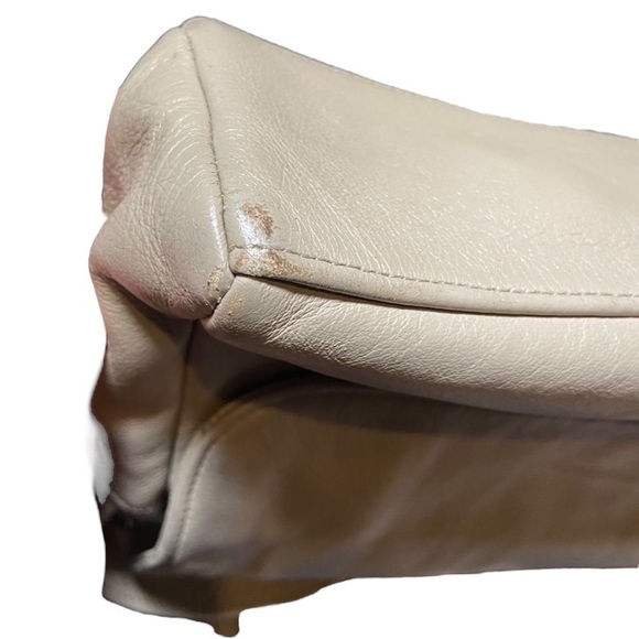 Stone Mountain Vintage Tan Leather Crossbody Shoulder Bag Adjustable Strap Zip - Picture 7 of 7